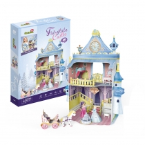 Produkt oferowany przez sklep:  Puzzle 3D Domek dla lalek Fairytale Castle Cubic Fun