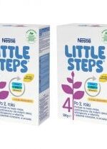 Produkt oferowany przez sklep:  Nestle Little Steps 4 Produkt na bazie mleka dla małych dzieci po 2. roku o smaku waniliowym Zestaw 2 x 500 g
