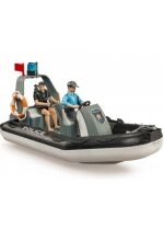 Produkt oferowany przez sklep:  Pojazd Policyjna łódź z 2 figurkami i modułem Bruder