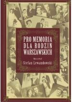 Produkt oferowany przez sklep:  Pro memoria dla rodzin warszawskich