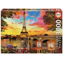 Produkt oferowany przez sklep:  Puzzle 3000 el. Zachód słońca w Paryżu Educa