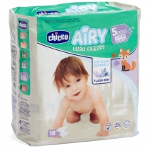 Produkt oferowany przez sklep:  Chicco Pieluchy Airy Diapers Junior (11-25 kg) 18 szt.