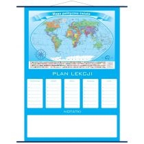 Produkt oferowany przez sklep:  Plan lekcji Mapa Świat Polityczny