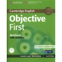 Produkt oferowany przez sklep:  Objective First 4ed WB with Answers +Audio CD