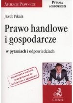 Produkt oferowany przez sklep:  Prawo Handlowe I Gospodarcze W Pytaniach I Odpowiedziach