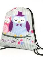 Produkt oferowany przez sklep:  Worek na buty Sowy Happy Owls