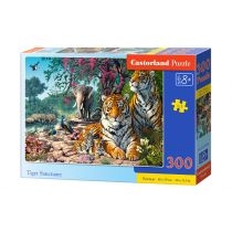 Produkt oferowany przez sklep:  Puzzle 300 el. Tiger Sanctuary Castorland
