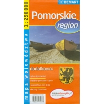 Produkt oferowany przez sklep:  Pomorskie mapa województwa