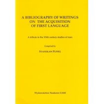 Produkt oferowany przez sklep:  A bibliography of writings on the acquisition of first language