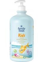Produkt oferowany przez sklep:  Family Fresh Kids żel pod prysznic dla dzieci 2w1 z wyciągiem z owsa 1 l