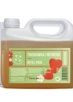 Produkt oferowany przez sklep:  Mydlarnia 4 Szpaki Mydło w płynie truskawka i werbena refill 2 l