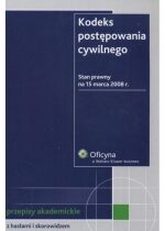 Produkt oferowany przez sklep:  Kodeks Postępowania Cywilnego