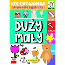 Produkt oferowany przez sklep:  Duży - mały. Kolorowanka. Zwierzaki bystrzaki