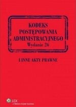 Produkt oferowany przez sklep:  Kodeks Postepowania Administracyjnego I Inne Akty Prawne