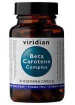 Produkt oferowany przez sklep:  Viridian Naturalny Beta Karoten Kompleks - suplement diety 30 kaps.