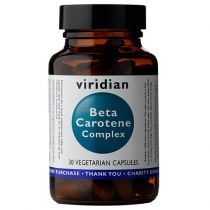 Produkt oferowany przez sklep:  Viridian Naturalny Beta Karoten Kompleks - suplement diety 30 kaps.