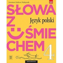 Produkt oferowany przez sklep:  Słowa z uśmiechem. Jezyk polski. Literatura i kultura. Podręcznik do 4 klasy szkoły podstawowej