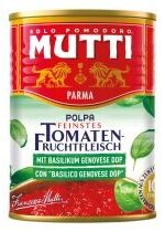 Produkt oferowany przez sklep:  Mutti Pomidory krojone z bazylią Zestaw 3 x 400 g