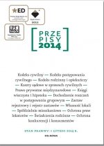 Produkt oferowany przez sklep:  Przepisy 2014. Zbiór cywilny