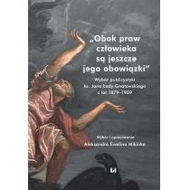 Produkt oferowany przez sklep:  Obok praw człowieka są jeszcze jego obowiązki