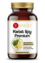Produkt oferowany przez sklep:  Yango Kwiat lipy Premium Suplement diety 90 kaps.