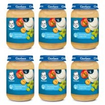 Produkt oferowany przez sklep:  Gerber Deserek owocowy krem z jogurtem dla niemowląt po 6 miesiącu Zestaw 6 x 190 g