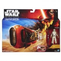 Produkt oferowany przez sklep:  Star Wars: E7 Pojazd I Klasy + Figurka Rey Jakku 10Cm 4+