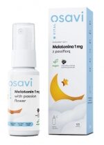 Produkt oferowany przez sklep:  Osavi Melatonina z Passiflorą Spray Doustny 1 mg (Czarna Porzeczka) - suplement diety 25 ml