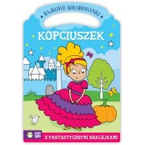 Produkt oferowany przez sklep:  Książka Bajkowe kolorowanki. Kopciuszek