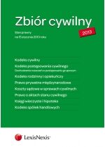 Produkt oferowany przez sklep:  Zbiór cywilny 2013 Kodeks cywilny Kodeks postępowania cywilnego Dochodzenie roszczeń w postępowaniu