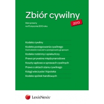 Produkt oferowany przez sklep:  Zbiór cywilny 2013 Kodeks cywilny Kodeks postępowania cywilnego Dochodzenie roszczeń w postępowaniu