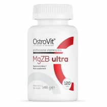 Produkt oferowany przez sklep:  OstroVit MgZB Ultra Suplement diety 120 tab.