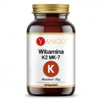 Produkt oferowany przez sklep:  Yango Witamina K2 MK-7 - suplement diety 90 kaps.