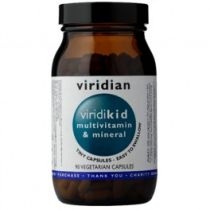 Produkt oferowany przez sklep:  Viridian Witaminy dla dzieci Viridikid - suplement diety 90 kaps.