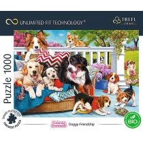 Produkt oferowany przez sklep:  Puzzle 1000 el. Doggy Friendship Trefl
