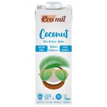 Produkt oferowany przez sklep:  Ecomil Napój kokosowy z wapniem bez dodatku cukru bezglutenowy Zestaw 6 x 1 L Bio