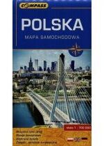 Produkt oferowany przez sklep:  Polska Mapa Samochodowa 1:700 000