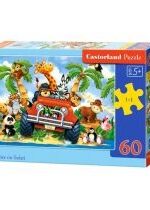 Produkt oferowany przez sklep:  Puzzle 60 el. Safari Castorland