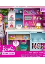Produkt oferowany przez sklep:  Barbie Cukiernia + Lalka HGB73 Mattel