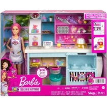 Produkt oferowany przez sklep:  Barbie Cukiernia + Lalka HGB73 Mattel