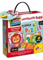 Produkt oferowany przez sklep:  Puzzle 24 el. Montessori baby. Touch puzzle Lisciani
