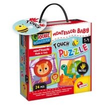 Produkt oferowany przez sklep:  Puzzle 24 el. Montessori baby. Touch puzzle Lisciani