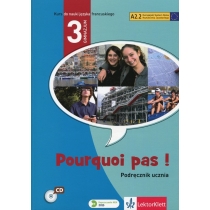 Produkt oferowany przez sklep:  Pourquoi Pas! 3. Podręcznik. Język francuski dla gimnazjum + CD + DVD