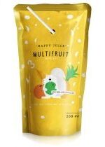 Produkt oferowany przez sklep:  Happy Juice Sok 100% wieloowocowy 200 ml