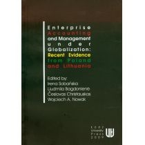 Produkt oferowany przez sklep:  Enterprise accounting and management under globalization: recent evidence from Poland and Lithuania