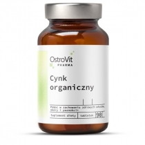 Produkt oferowany przez sklep:  OstroVit Pharma Cynk organiczny - suplement diety 90 tab.