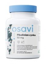 Produkt oferowany przez sklep:  Osavi Pikolinian Cynku 50 mg - suplement diety 60 kaps.