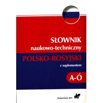Produkt oferowany przez sklep:  Słownik naukowo-techniczny polsko-rosyjski z suplementem A-Ó