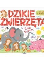 Produkt oferowany przez sklep:  Książka edukacyjna z puzzlami. Dzikie zwierzęta