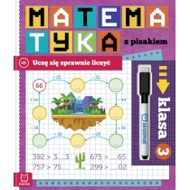 Produkt oferowany przez sklep:  Matematyka z pisakiem. Uczę się sprawnie liczyć. Klasa 3